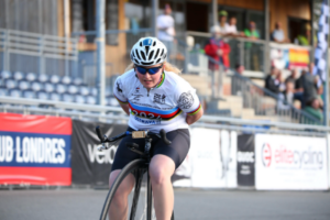 The fastest 1 km on a penny farthing with no hands (female) 