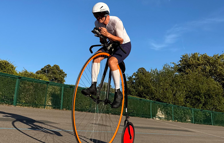 Longest continuous penny farthing ride (male)